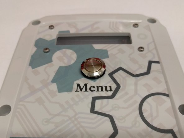 Mount  button with O-ring seal on the outside. Screw on the large hex nut from the inside.