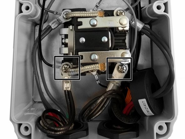 Connect AC Load 2 to the relay top right power terminal