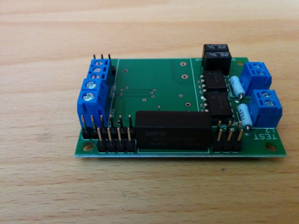 Take care not to touch other components with your soldering iron.