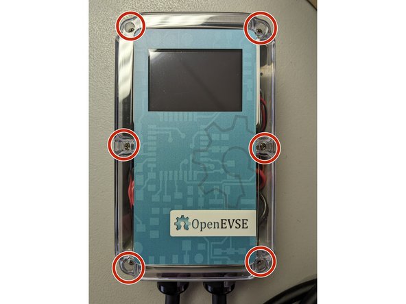 Place the enclosure lid on and ensure there are no wires pinched in the lid.