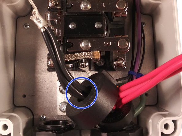 Route the ground, pilot and coil wires low in the enclosure to avoid crossing any high voltage wires or components.