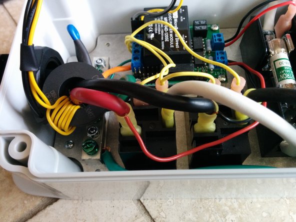 Connect J1772 Hot lines to relay outputs.