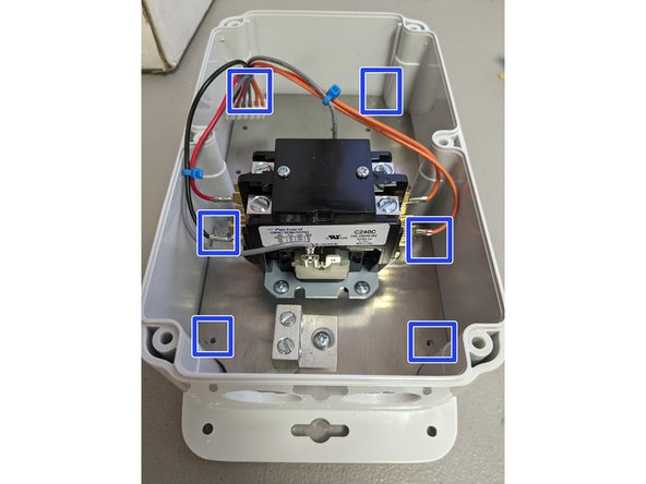 Install the TWO cable glands.