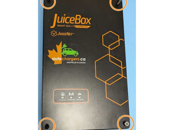 Secure the 4 TORX T10 screws on each corner of the lid.