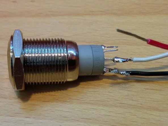 Solder the white wire to the middle terminal labeled in &quot;NO1&quot;.