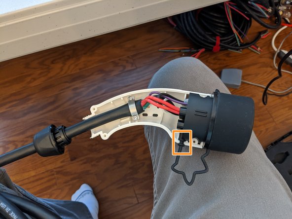 Insert nose in bottom shell.