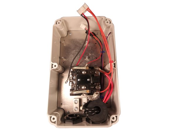 Screw the ring terminals on the EV cable directly to the pads on the relay with the wiring harness on top.