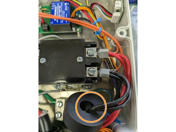 Connect the ground wire to the ground block.