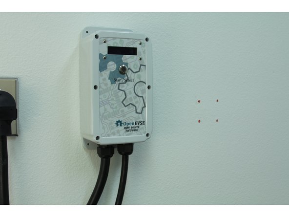 Use the Holster as a template and mark the holes.