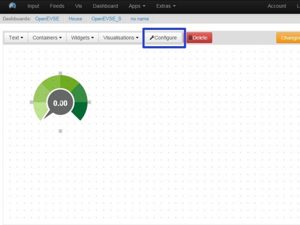 Click on grid to place the dial. Move, re-size and adjust as desired.