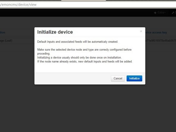 Navigate to Setup => Device Setup