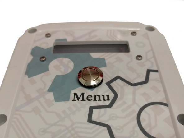 Mount  button with O-ring seal on the outside. Screw on the large hex nut from the inside.