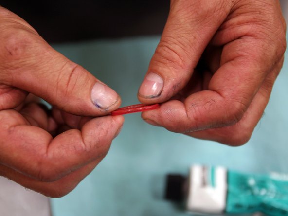 Apply grease from enclosed packet to o-rings.