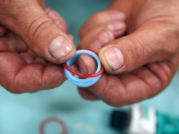 Install o-rings on seals without twisting o-rings.