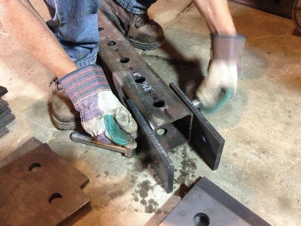 Weld feet and attach to legs