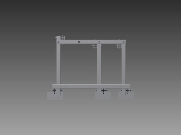 Mount Upper Front-Back Frame pieces.
