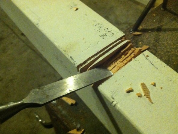 The bottom of each step falls on a multiple of 11&quot;.