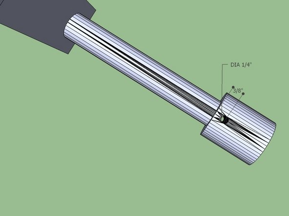 Remove the motor and shaft from the mount.