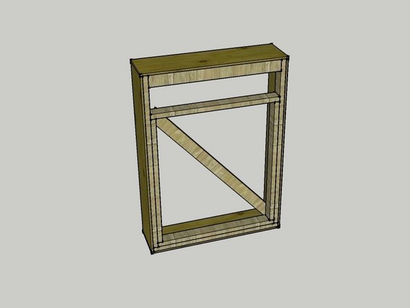 Add the other side piece and the top plywood piece. Use 1 1/2&quot; screws spaced about every 12&quot; like you did on the other side.