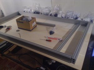 How to build the OSE Lasersaur Frame Gantry