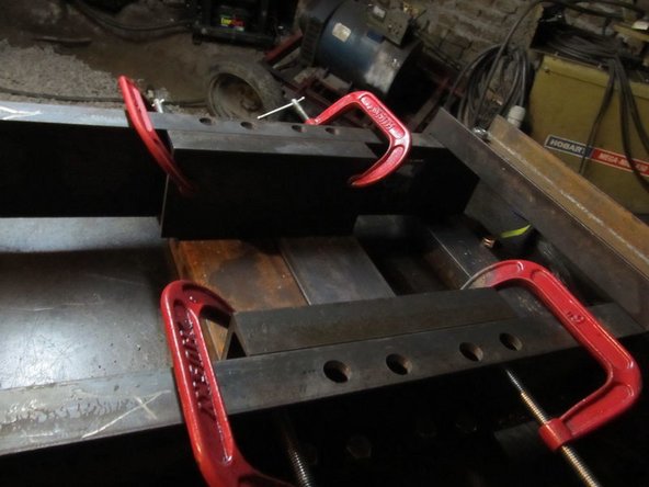 Note: You not welding them because when you stretch the frame, it may &quot;move&quot; their location.