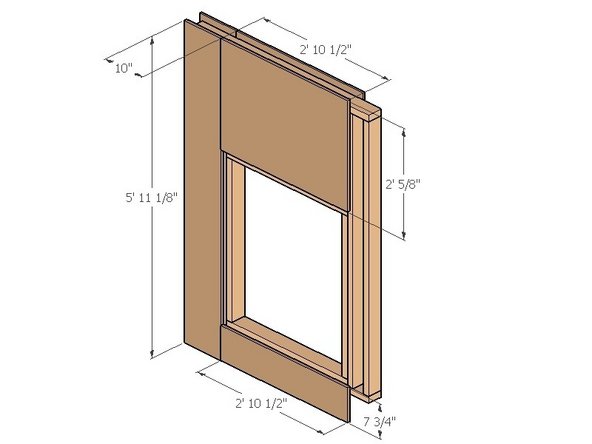 Cut and attach Exterior Sheathing (OSB)