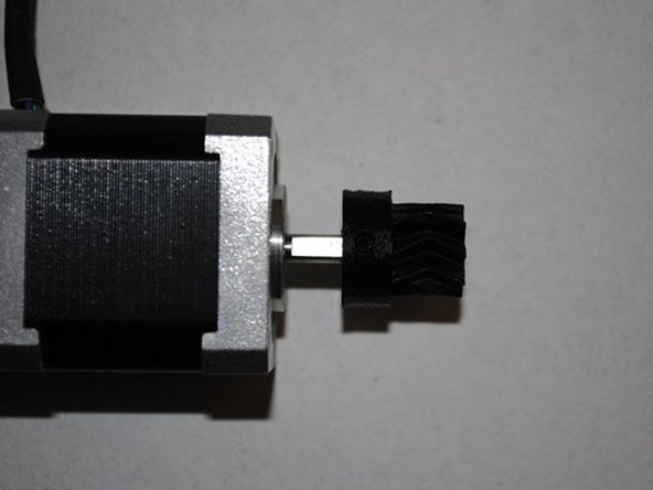 INSTALL GEAR ON MOTOR