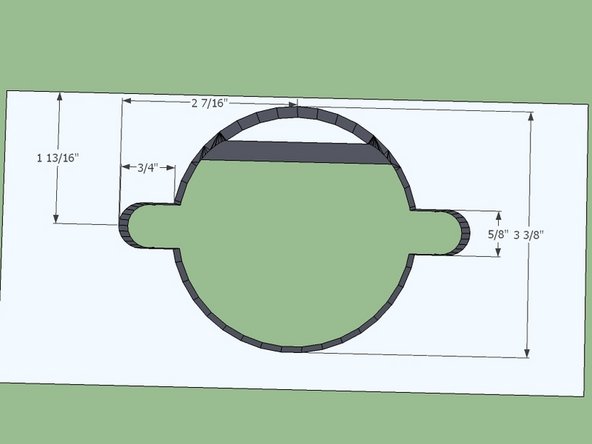 Torch the hole for mounting the motor in the 8&quot; piece of 4x4 angle. Grind off the slag.
