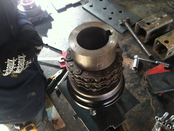 Tighten nuts in a star pattern.