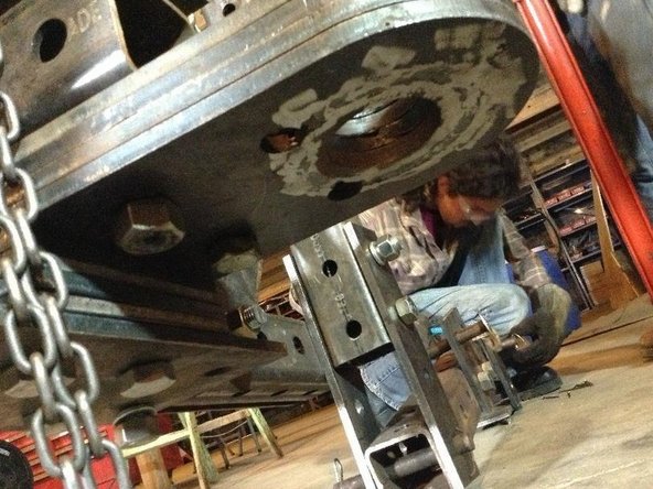 Place Spacer Plates between the Bottom Reinforcement Plate and the Pivot Plates. Bolt these with 6&quot; bolts