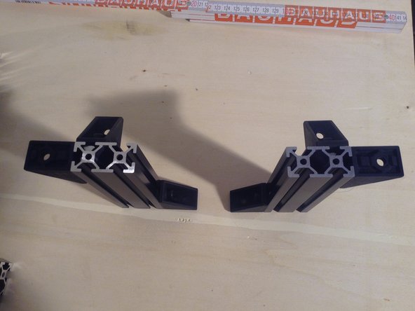 Build front corner posts. They are symmetric.