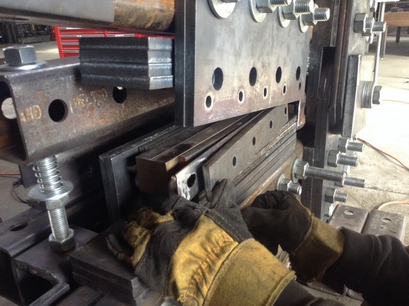 take off the blade to insert blade spacers as needed.