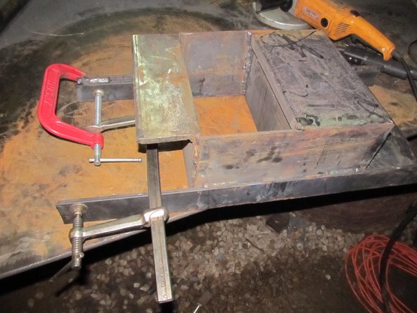 The rails likely got warped outwards on the side with the back while you were welding.