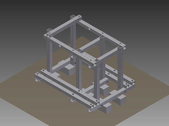 Mount Upper Front-Back Frame pieces.