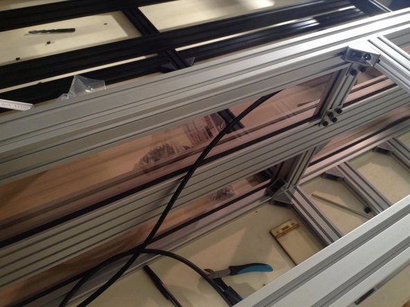 Finish putting in rubber gaskets - on the 2 horizontals in each window - for the 2 upper windows.