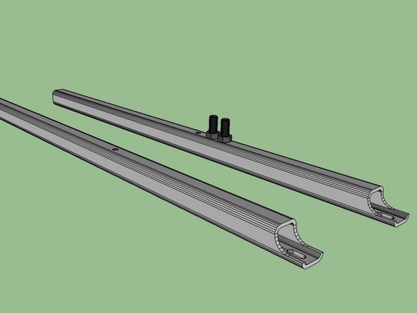 Tack the bolts in place, remove the nuts and dismount the shaker.