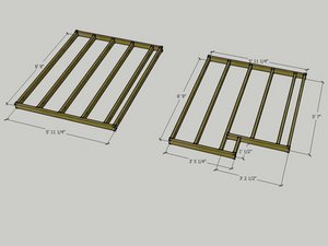 Step 1 - Building the MicroHouse 2 Loft Module Framing