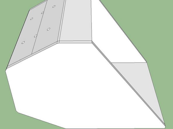 Assemble and weld the two Bucket Side Plates onto both sides of the Bucket Body.  Optionally the corners may be ground smooth.  Once welded together the component is called the “Bucket”.