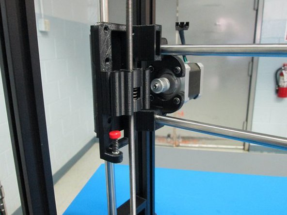 Push the end of the coupler tube down onto the Motor shaft.