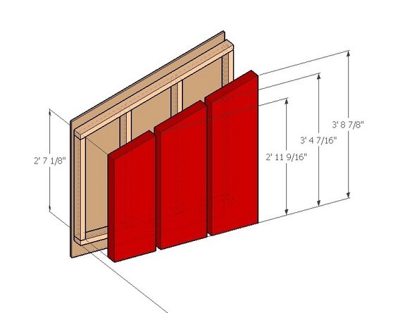 Insert R13 fiberglass insulation batts