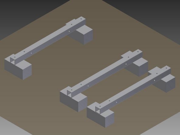 Place Lower Frame pieces (front-to-back) on blocks.