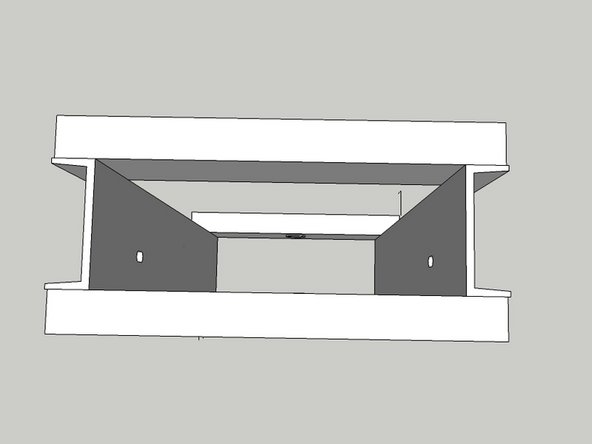 Align the other horizontal members with the ones below the jig, so that they are both at the same location relative to the vertical members.