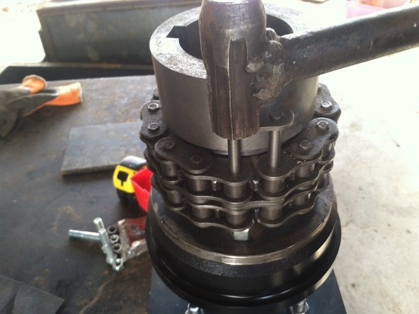 Tighten nuts in a star pattern.