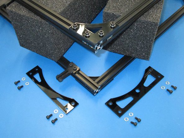 INSTALL THE FIRST UPPER CORNER