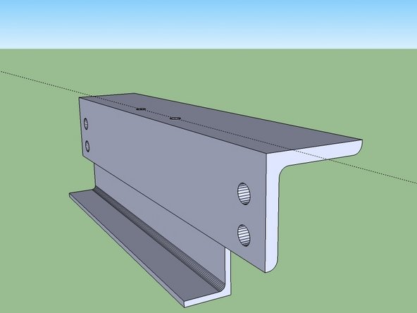 Weld the bottom 2x2 to the 21&quot; 4x4.