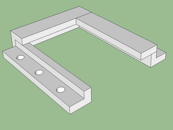 Attach the Quick Attachment Bars as indicated in the figure.  Weld as necessary, keeping the interior surfaces smooth and square.