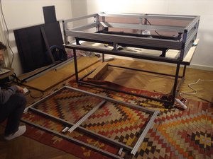 How to build the OSE Lasersaur Door Frame