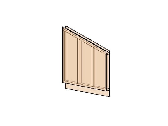 Module 6b has the same assembly instructions as Module 6a except that the interior and exterior sheathing are inverted because they are mirror images of one another.
