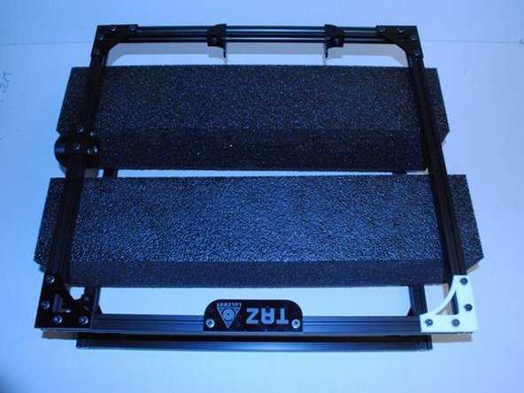 Photo - Lay down the back frame square as shown