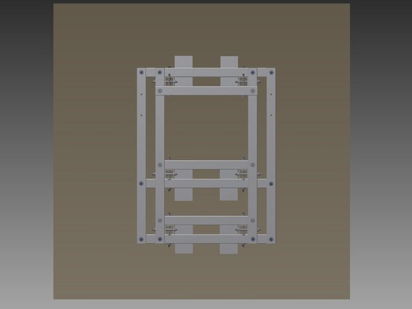 Mount Upper Front-Back Frame pieces.